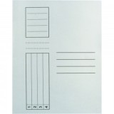 Dosar plic, carton, alb, 10 bucati/set
