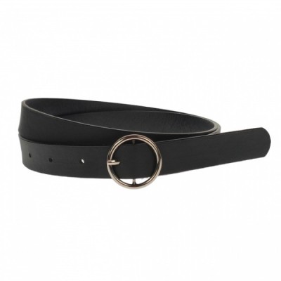 Curea dama, casual-eleganta, din piele ecologica, latime 1.8 cm, negru - CKD026 foto