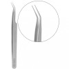 Penseta Gene Curbata Nanolash, Extensii, Precizie, Otel Inoxidabil, 14.5cm