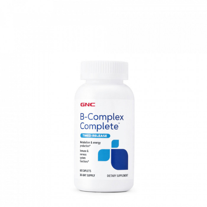 Complex de Vitamine B, 60tab, GNC