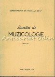Lucrari Muzicologie VIII-IX, Conservatorul G. Dima, 1979, 328 pagini, Studii Muzica