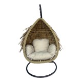 Cumpara ieftin Balansoar Varur, Pako World, Bej, Ratan, 120x105x195 cm