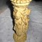 465A- Statuie stil oriental femei cu vulturi material tare turnat.