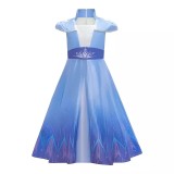 Cumpara ieftin Costum Disney - Rochie albastra Elsa Frozen