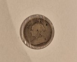 Cyprus, Cipru, 3 piastres 1901, KM#4, argint, Europa