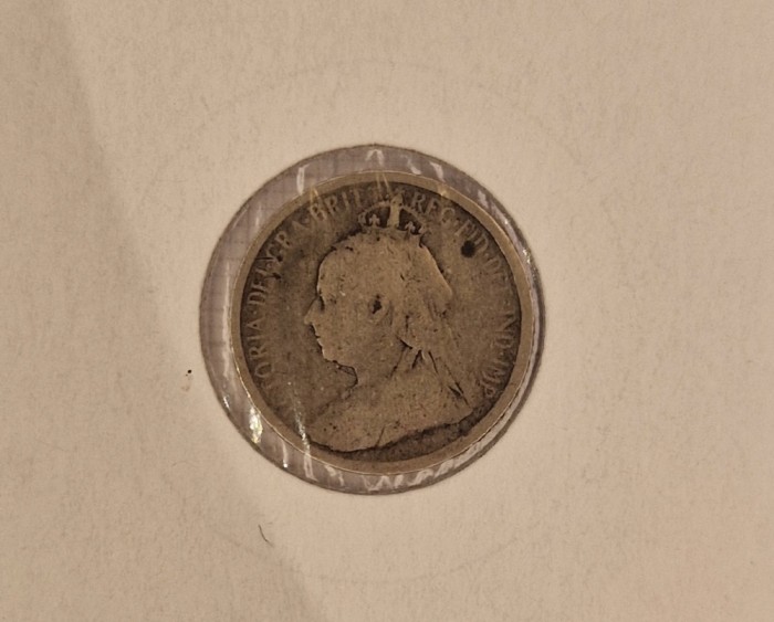 Cyprus, Cipru, 3 piastres 1901, KM#4, argint