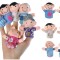 Set 6 papusi de copii pentru degete,diverse personaje - Multicolor