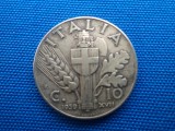 10 CENTESIME 1939 (VARIANTA 2 ,CULOARE GALBUIE ) -ITALIA