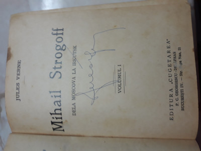 Mihail Strogoff - Jules Verne 2 volume foto