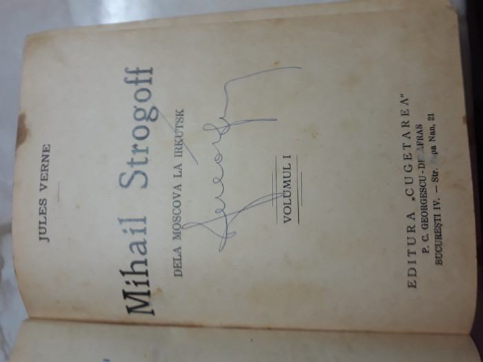Mihail Strogoff - Jules Verne 2 volume