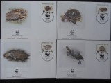 Venezuela-WWF,FDC broaste testoase-set complet