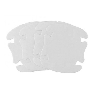 Set 4 autocolante de protectie pentru manerele usilor auto, 85 mm x 95 mm - Transparent foto