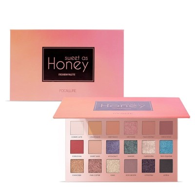 Trusa 18 farduri de pleoape Focallure Sweet As Honey Collection foto