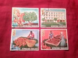 Serie mica Togo 1971 Ziua Cacao ,4 val. stampilate