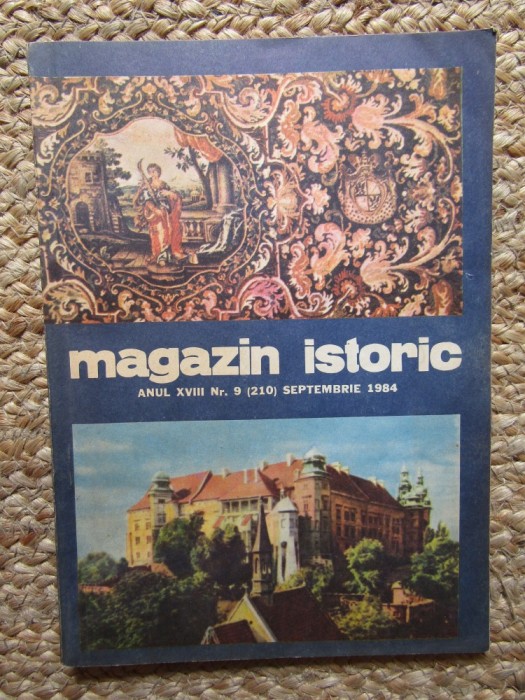 REVISTA MAGAZIN ISTORIC (SEPTEMBRIE, 1984)
