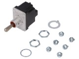 Comutator basculant DPDT 6A/230VAC IP67