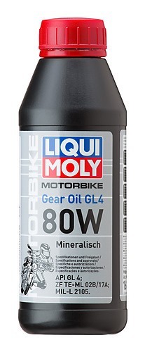 Ulei cutie viteze Liqui Moly 80W GL4, ulei transmisie motociclete 0.5L