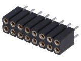 Soclu pini mamă 16 contacte 2,54mm
