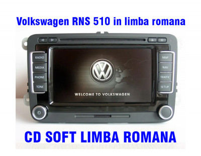 CD SOFT NAVIGATIE VOLKSWAGEN RNS510 LIMBA ROMANA foto