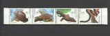 GUINEA ECUATORIALA 1998 FAUNA MELCI SERPI CROCODILI TESTOASE