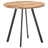 vidaXL Masă de bucătărie, 80 cm, lemn masiv de acacia