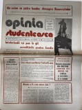 Cumpara ieftin Opinia Studenteasca nr 40 septembrie 1990 Almanah brosat romana 8 pagini 24x30cm stare buna