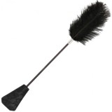 DARKNESS - BLACK LOVE FEATHER WHIP 56 CM, DARKNESS SENSATIONS