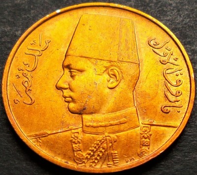 Moneda istorica 1 MILLIEME FAROUK - EGIPT, anul 1938 * cod 4473 A = excelenta foto