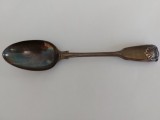 Lingura masiva argint Sterling(925)-George Adams,Londra-1850-98gr.