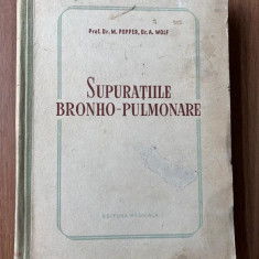 SUPURATIILE BRONHO-PULMONARE-M.POPPER,A.WOLF