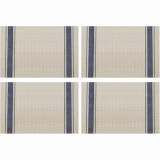 Cumpara ieftin Set 4 Naproane de Masa Mercaton din PVC, Rezistent la Apa, Dreptunghiular, 30&amp;#215;45 cm, Bej