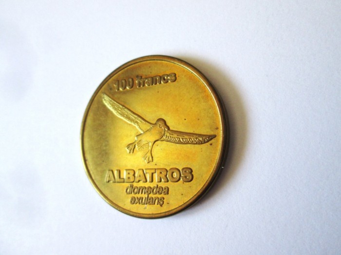 Rara! Insulele Kerguelen 100 Francs 2011 UNC