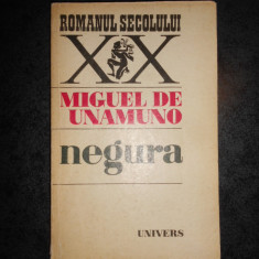 MIGUEL DE UNAMUNO - NEGURA