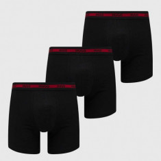 HUGO boxeri 3-pack bărbați, culoarea negru 50496713