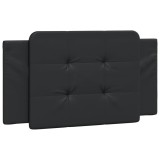 Perna pentru tablie pat, Zadar, negru, 100 cm, piele artificiala, DKD Home Decor