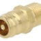 Conector cu supapă 15bar, alamă