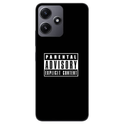 Husa compatibila cu Xiaomi Redmi 12 5G Silicon Gel Tpu Model Parental Advisory foto