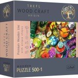 Puzzle Trefl Din Lemn 500+1 Piese Cocktailurile Colorate, TREFL Lemn 501P
