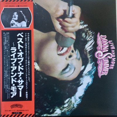 VINIL 2xLP &amp;quot;Japan Press&amp;quot; Donna Summer &amp;ndash; Live And More (EX) foto