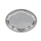 Tava ovala pentru servire, din inox, 176, gri, 26 x 19.5 x 2 cm