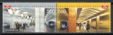 Belarus 2004 Mi 573/74 pair MNH - Metroul din Minsk, Nestampilat