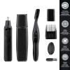 Set Aparate Ras si Tuns, Omnia, Portabil, 4 Bucăți, Negru, Oem