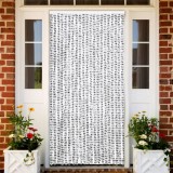 VidaXL Perdea pentru insecte, gri deschis și &icirc;nchis 90x220 cm chenille