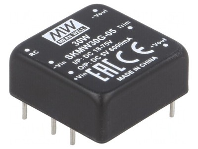 Convertor DC/DC 30W 18-75V la 5V 6A foto