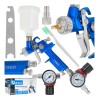Pistol de vopsit HVLP cu regulator de presiune, 0.8 mm, 1 / 4", 125 ml, Geko G03122