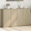 Dulapuri Gossi Stejar Sonoma 60x31x70cm Lemn 2 buc. Noptiere Servante Depozitare