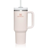 Stanley Quencher H2.O FlowState&trade; Tumbler pahar din oțel inoxidabil cu pai mare Rose Quartz 1180 ml