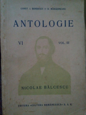 Constantin I. Bondescu - Antologie VI, vol. III foto