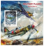 Sierra Leone 2016: Avioane Militare - Colita Noua, Timbre Straine Post 1950