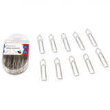 Agrafe Birou Set 30 Bucăți, Metal, Argintiu, 50mm, Oem